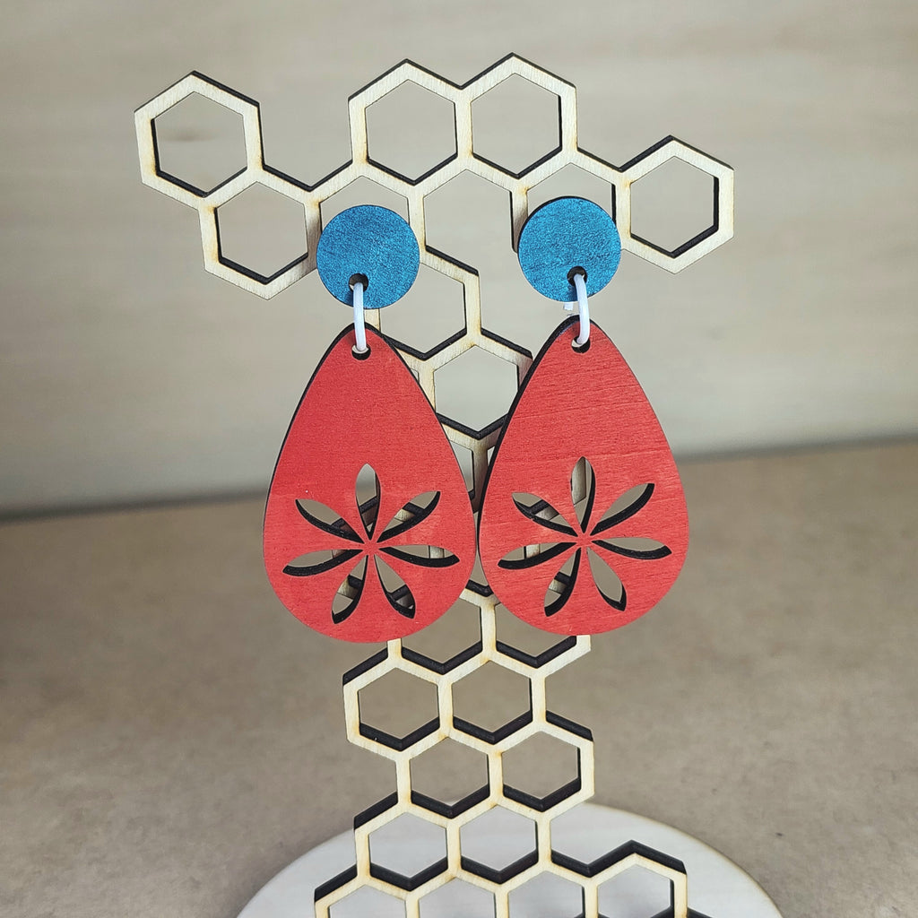 Floral Earrings Design A