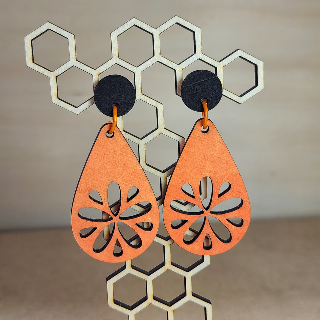 Floral Earrings Design B