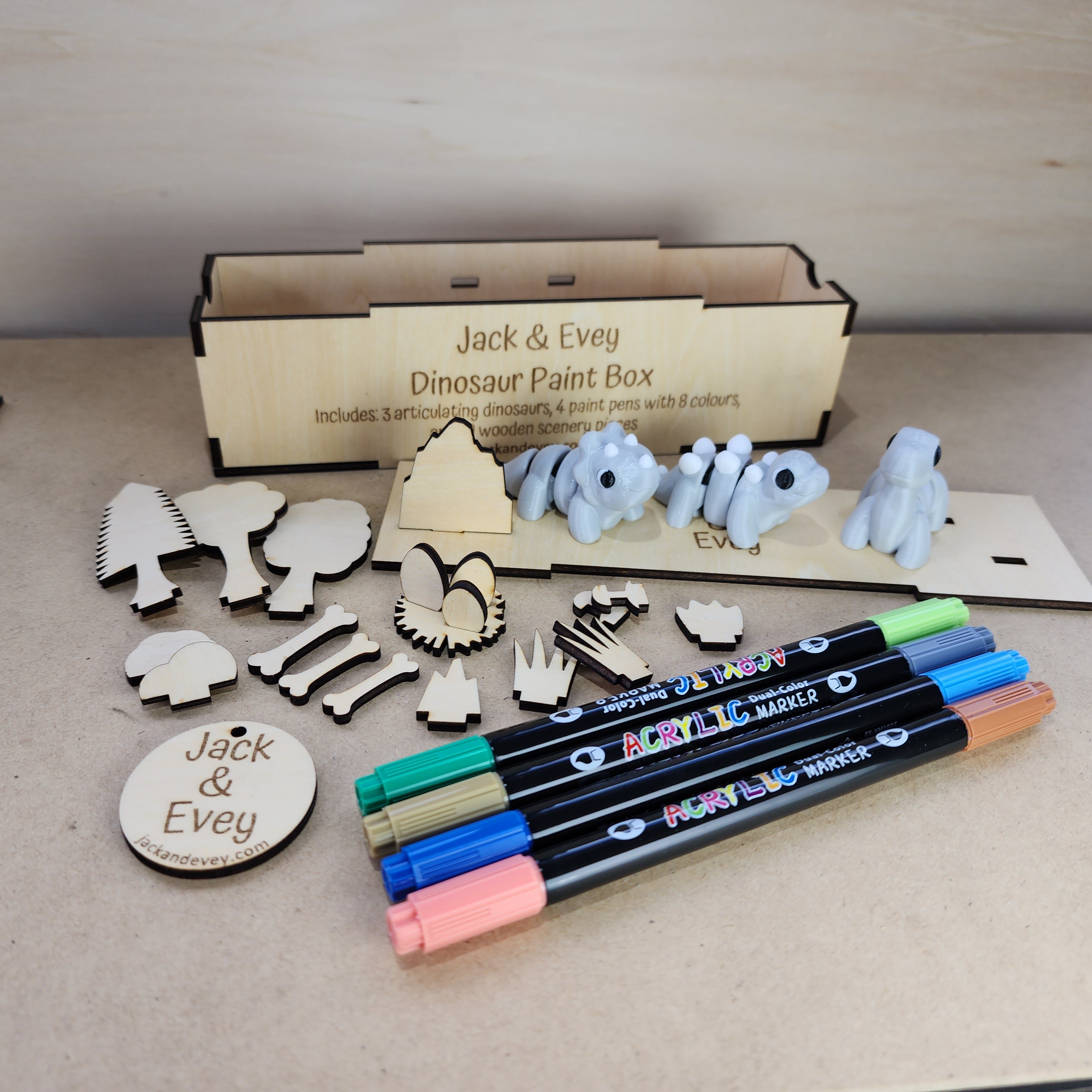Dinosaur Paint Box