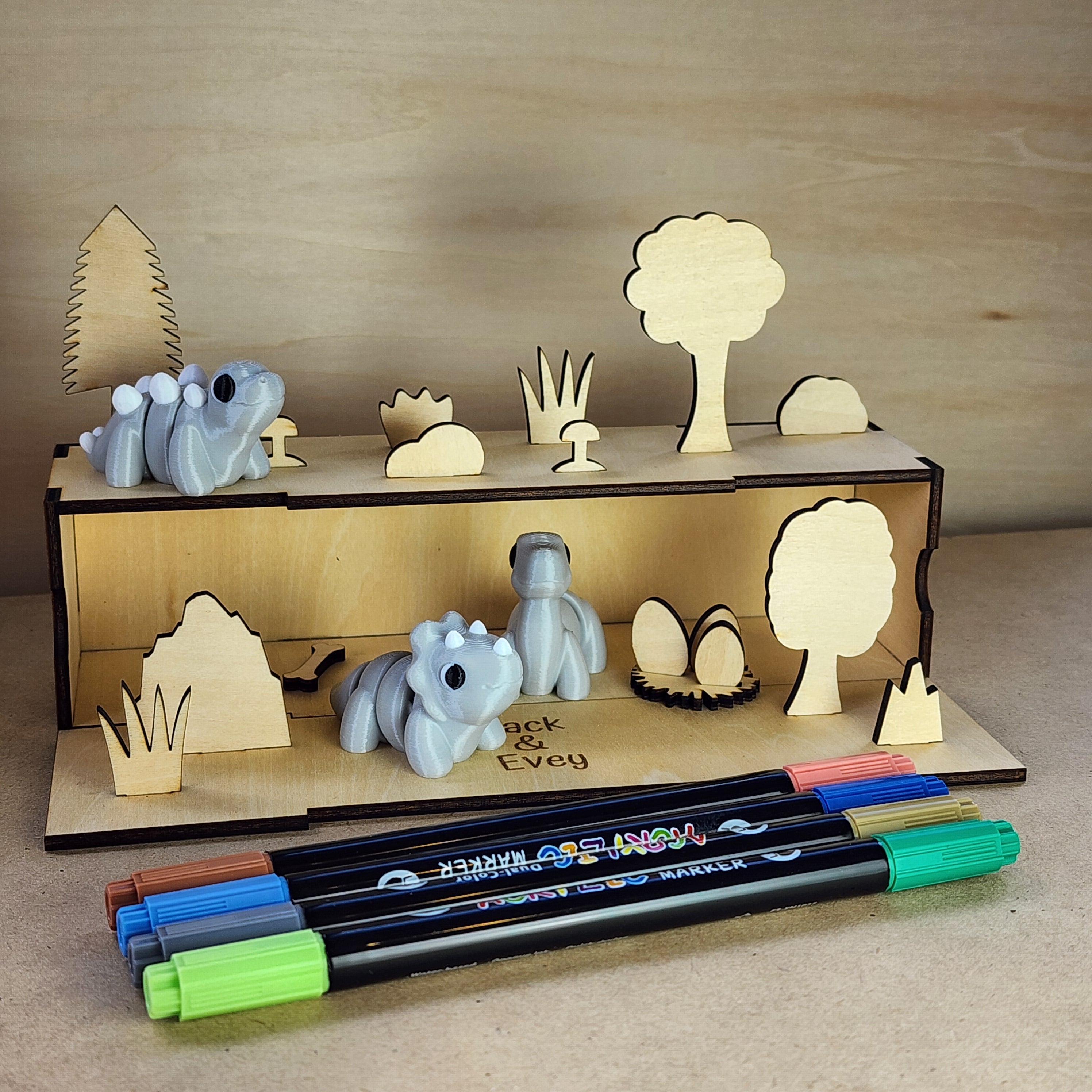 Dinosaur Paint Box