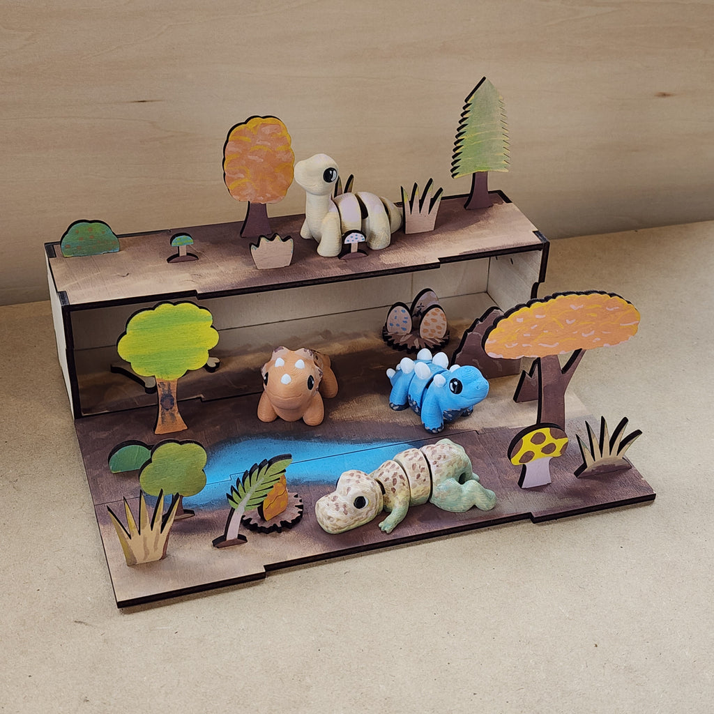Dinosaur Paint Box
