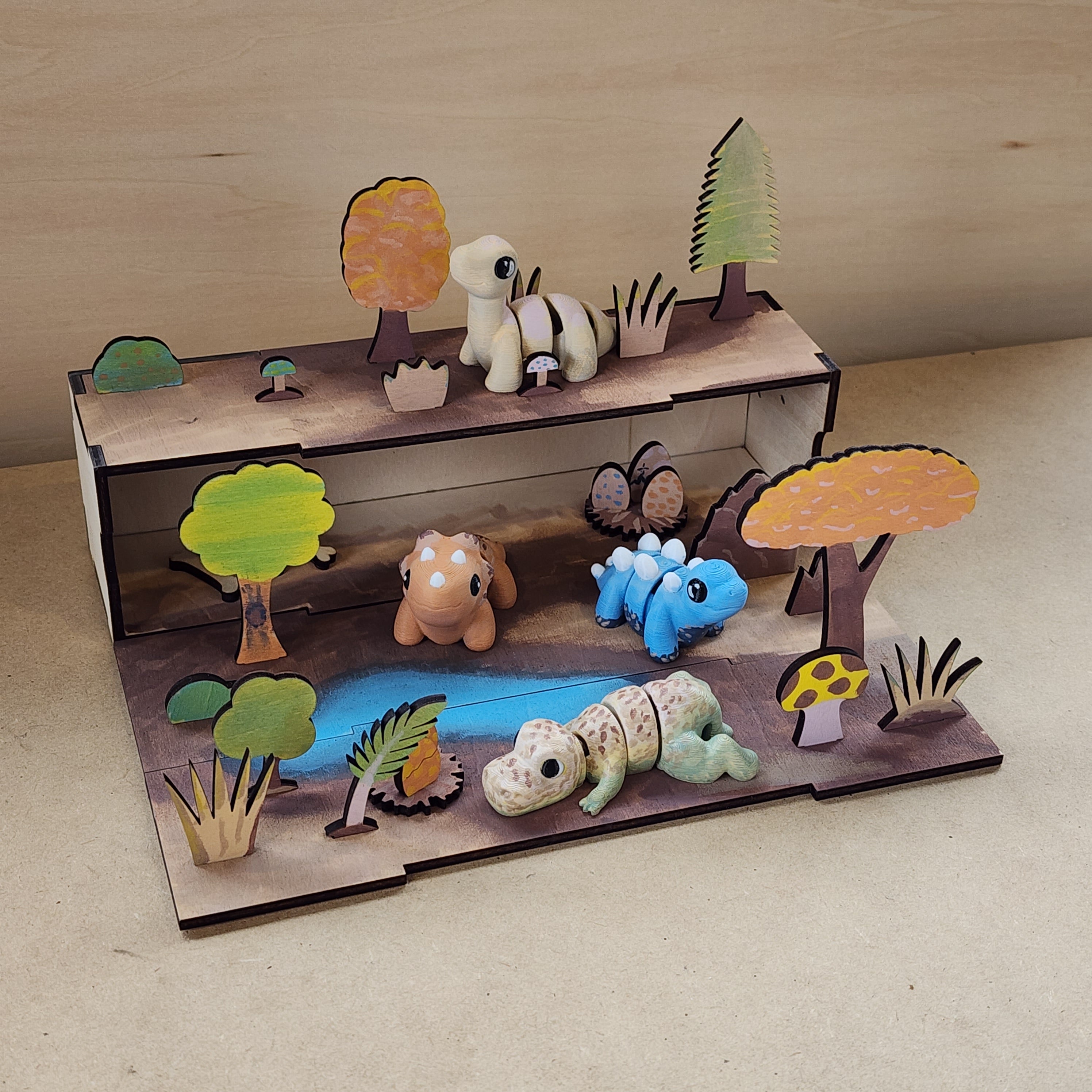 Dinosaur Paint Box