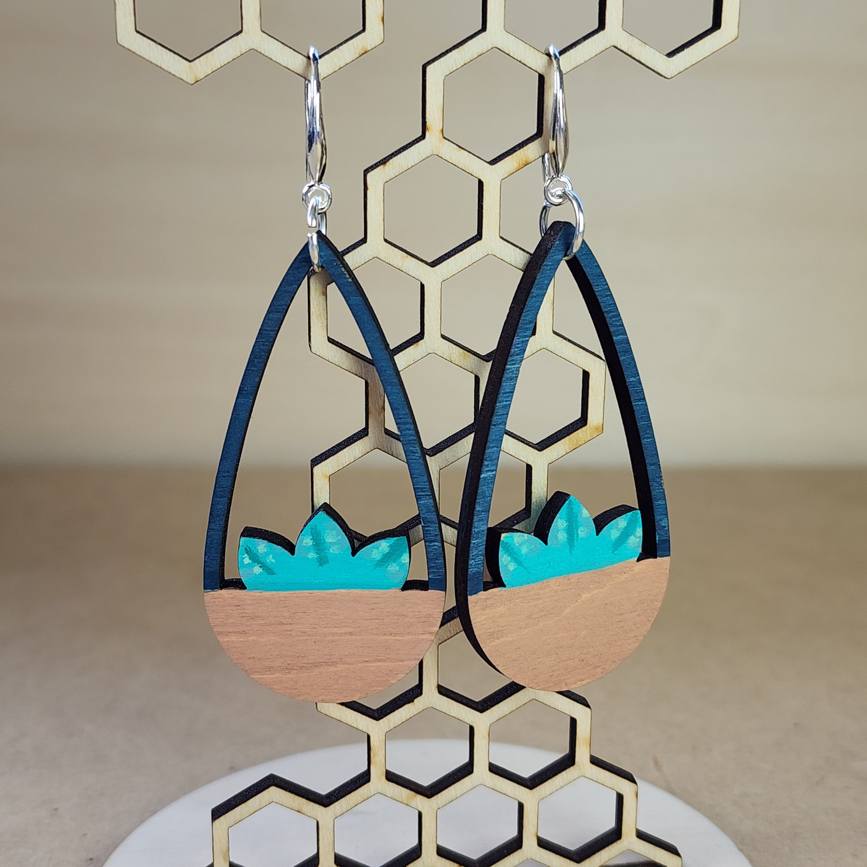 Floral Earrings Design E