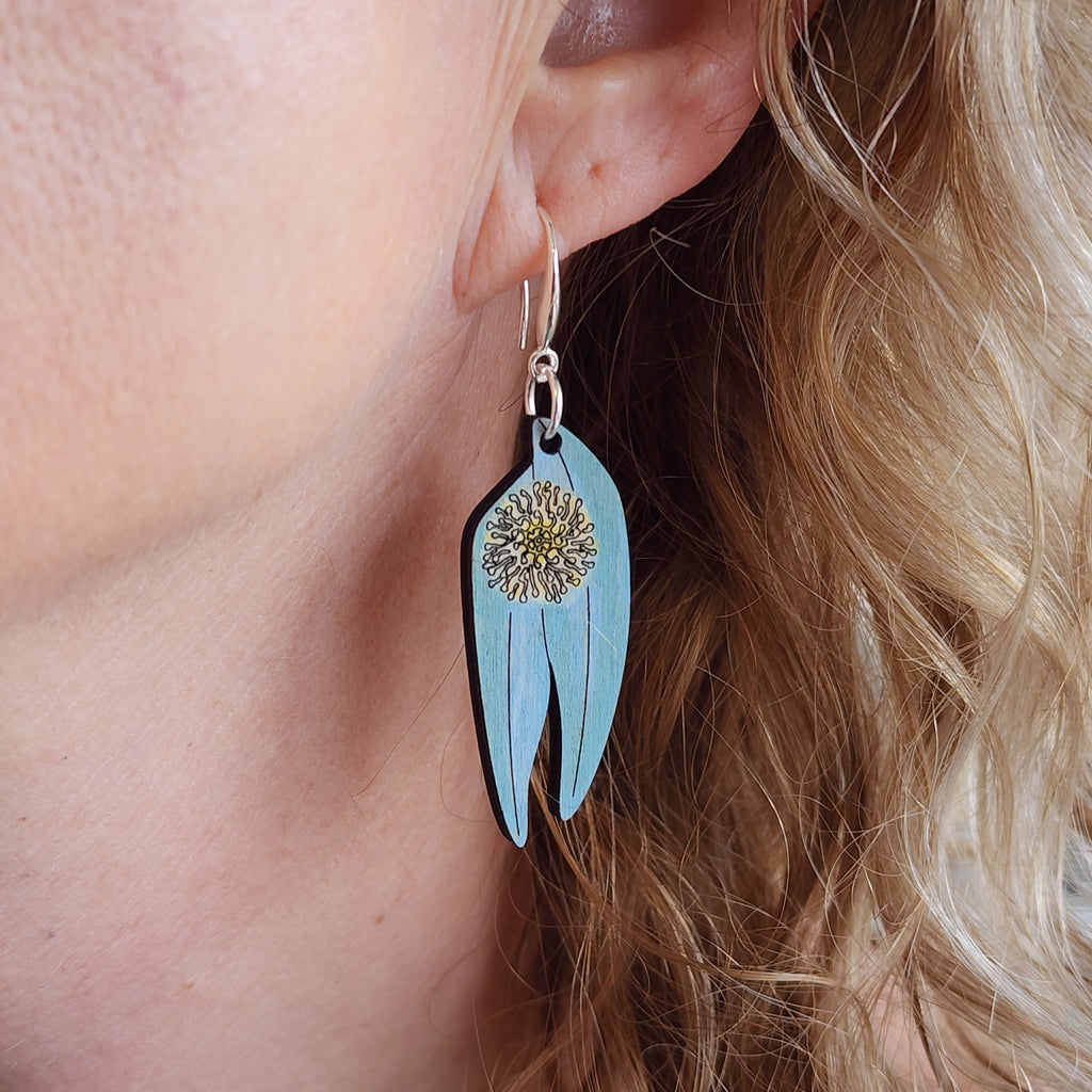 Blue Gum Earrings