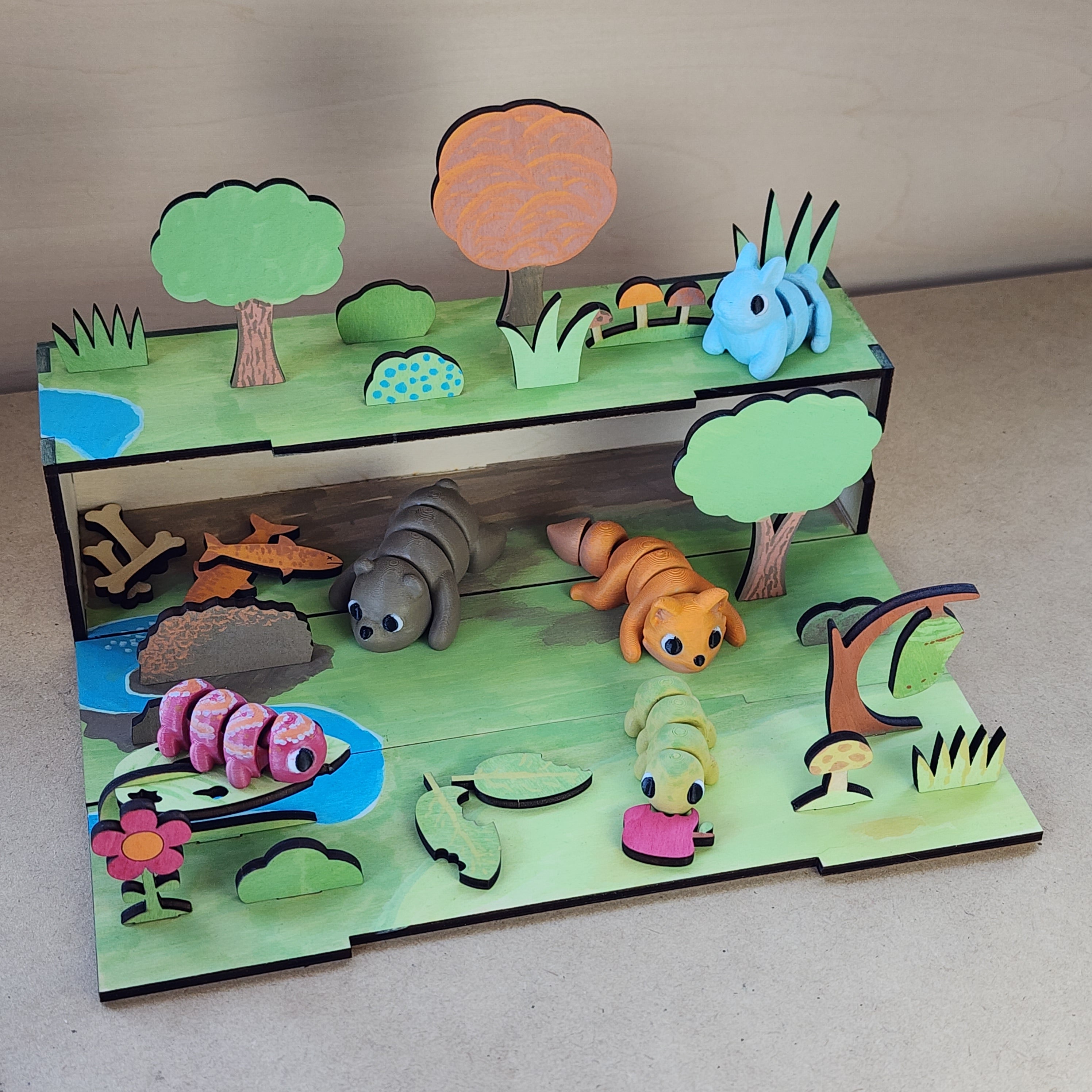 Forest Friends Paint Box