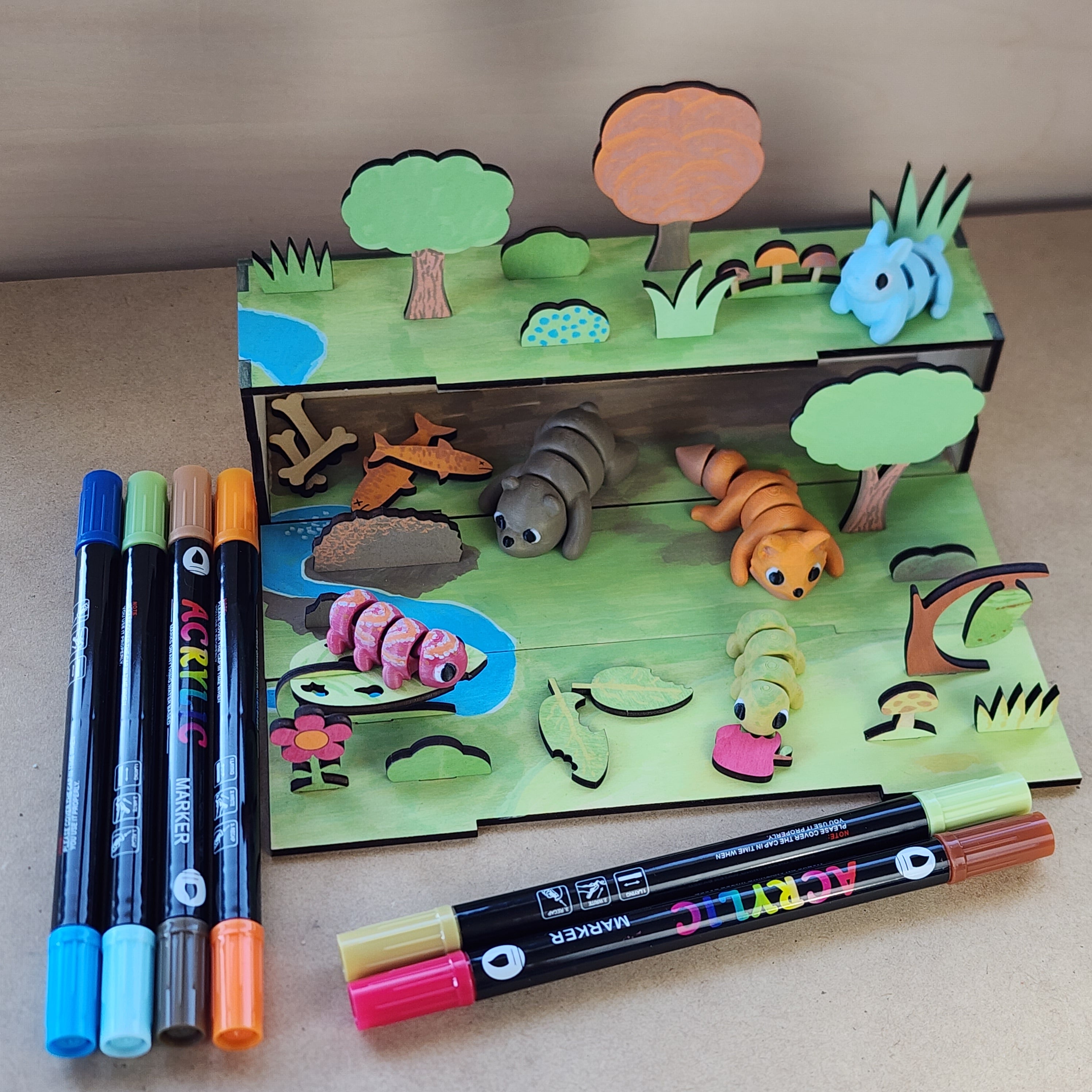 Forest Friends Paint Box