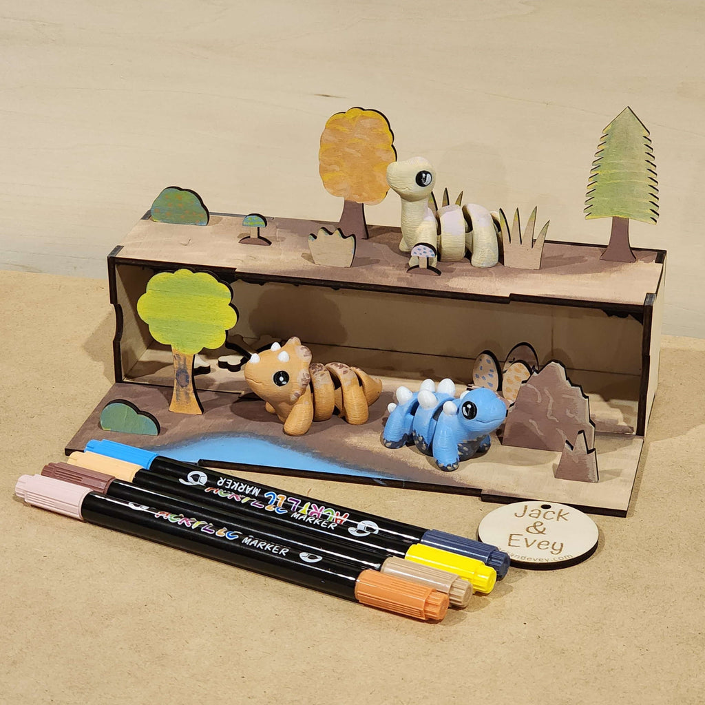 Dinosaur Paint Box
