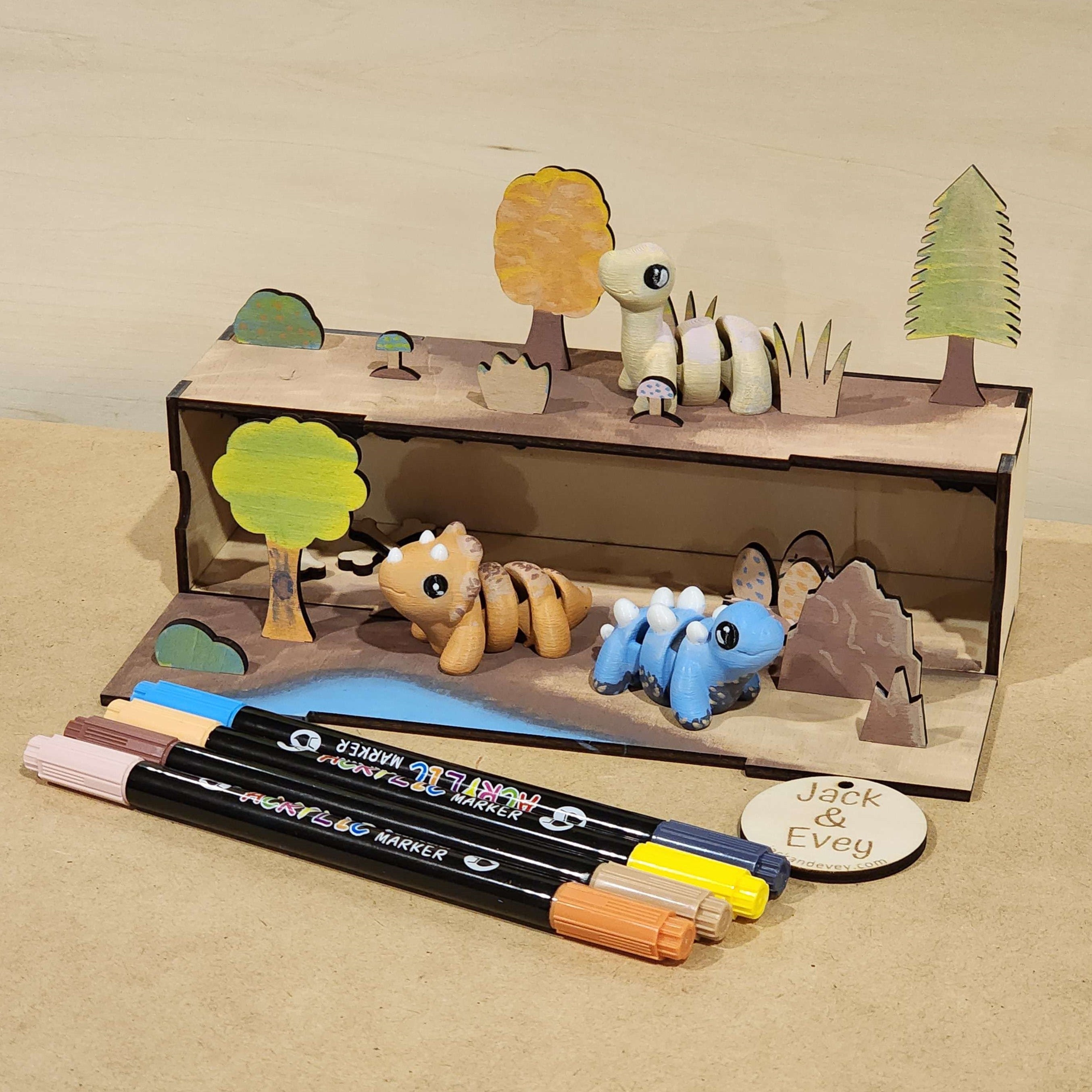 Dinosaur Paint Box