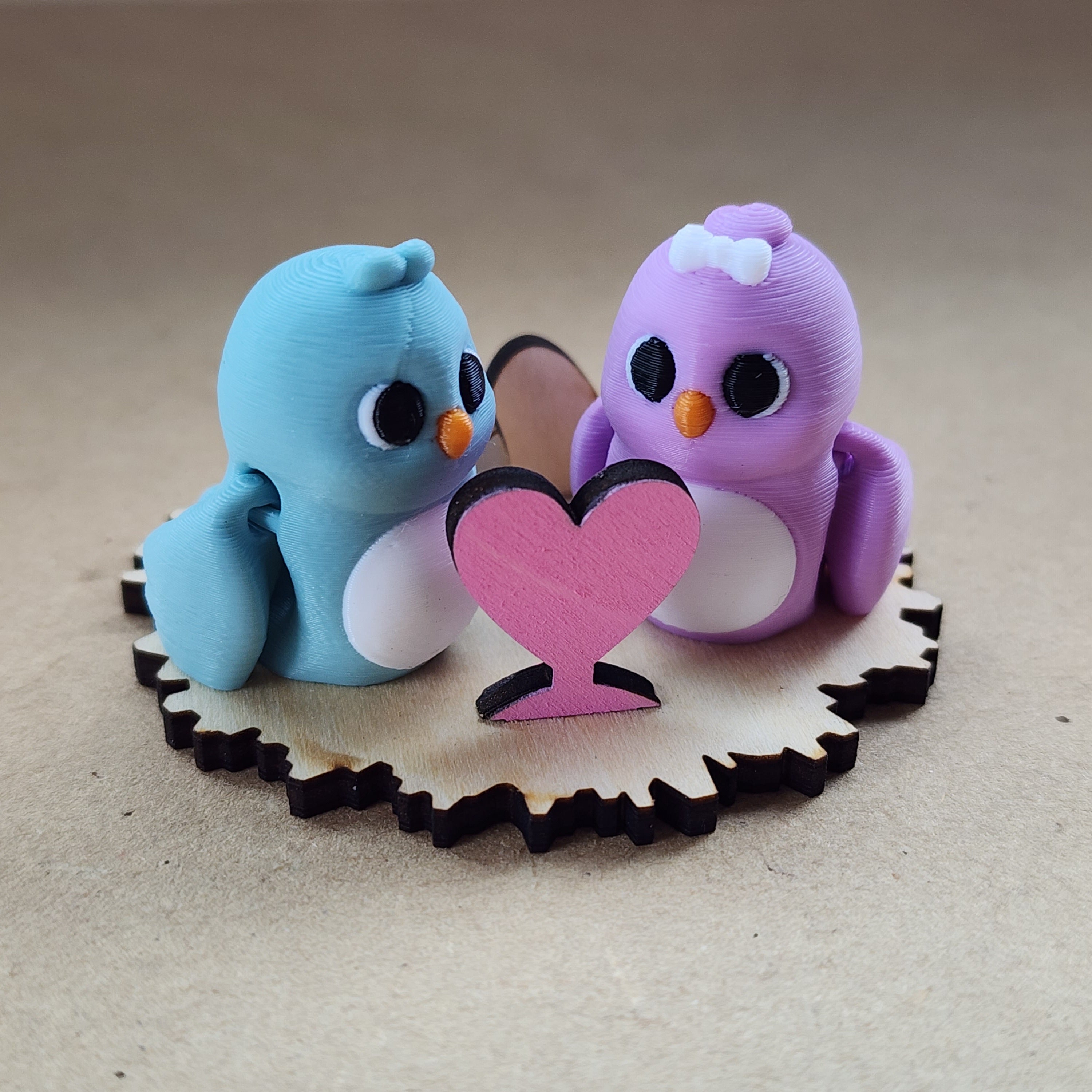 Love Birds with Nest