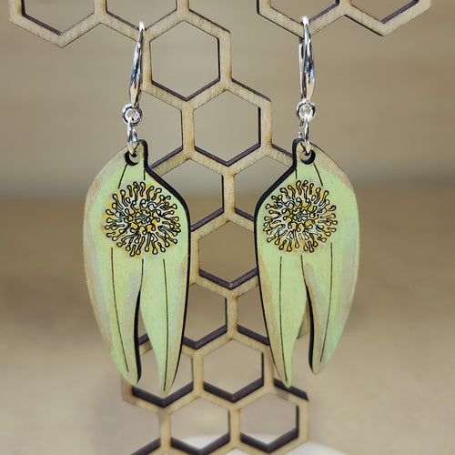 Blue Gum Earrings