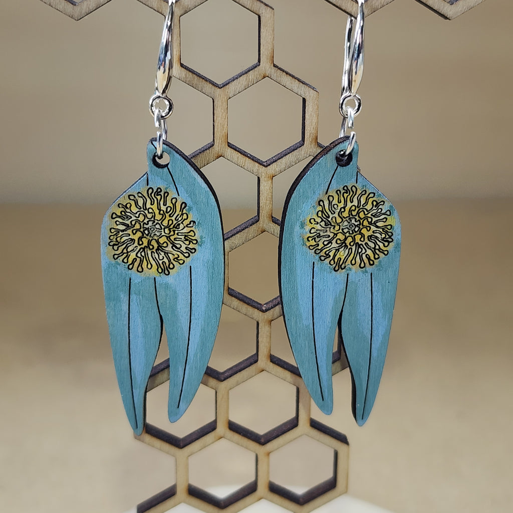 Blue Gum Earrings